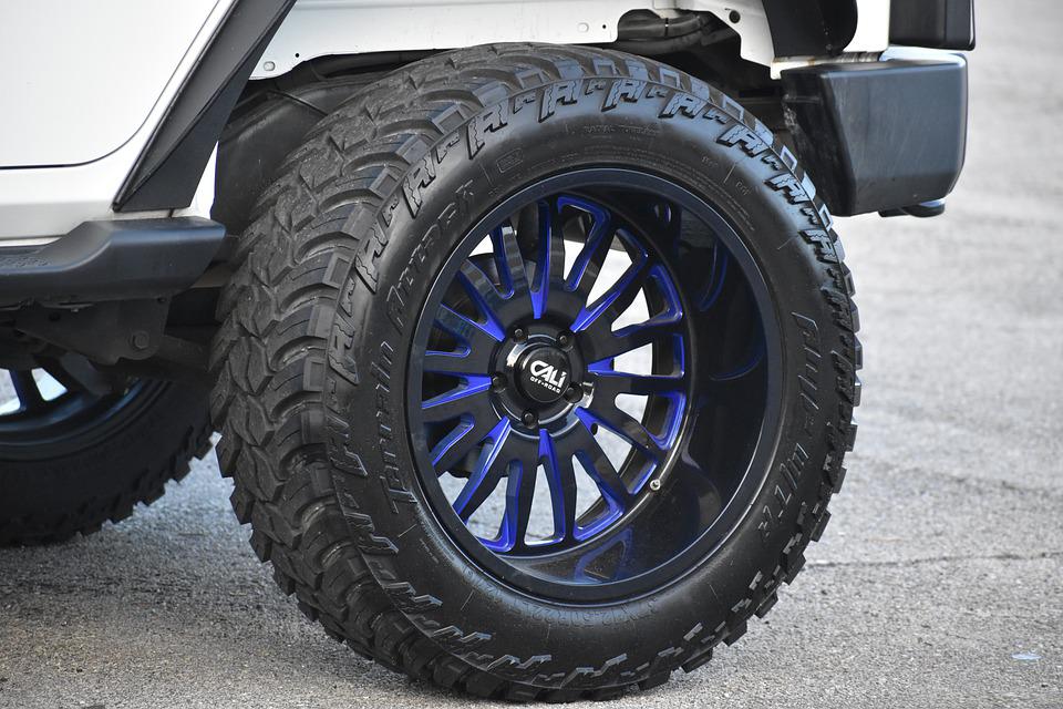 These larger tires on a jeep are a good reason to upgrade your driveline due to the extra torque needed to rotate them